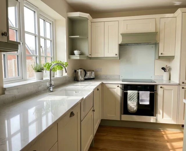 A sparkling clean kitchen after a Repton home clean
